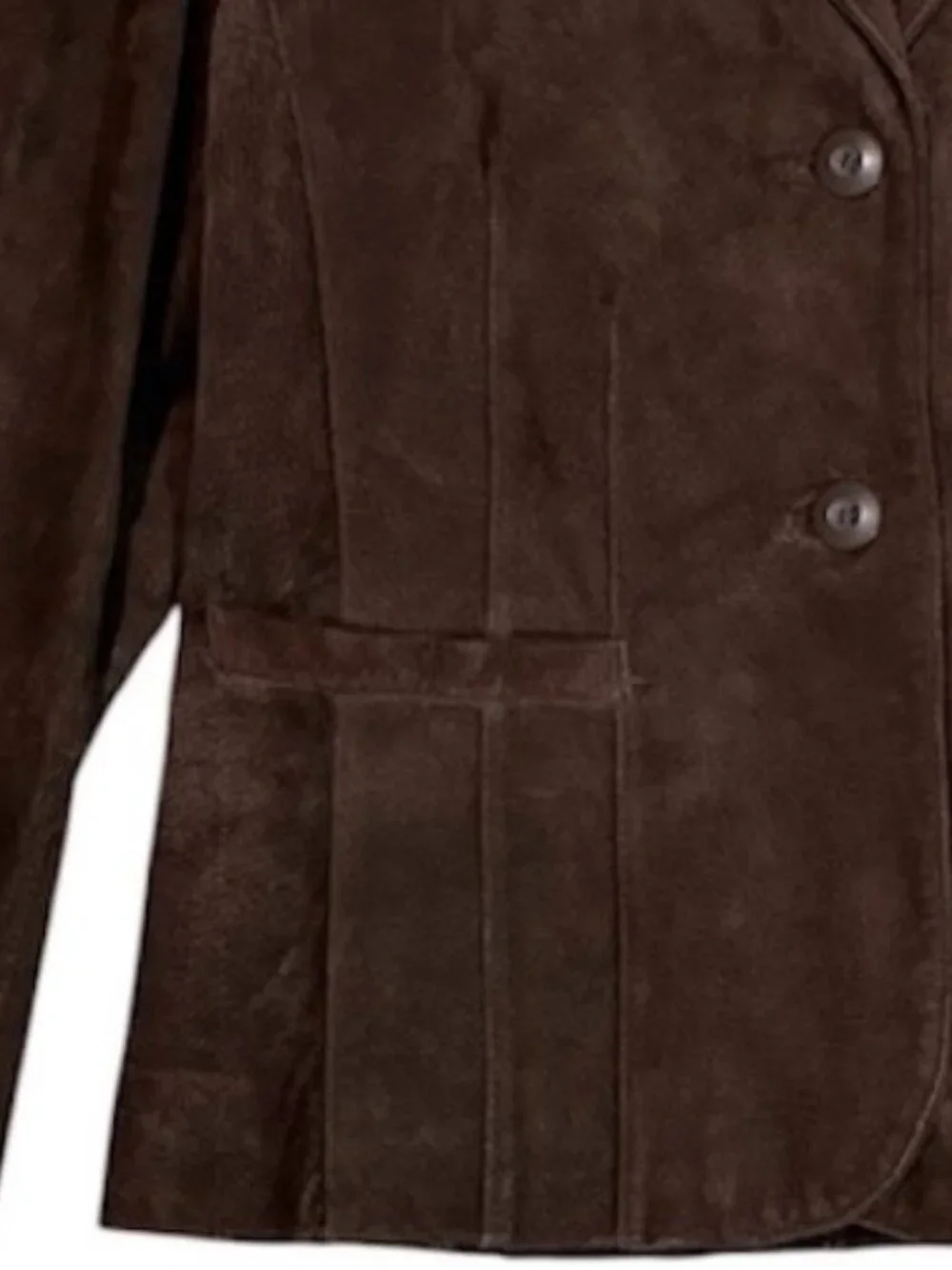 Wilsons Leather Maxima Brown Suede Jacket Women's L 100% Leather Vintage Y2K
